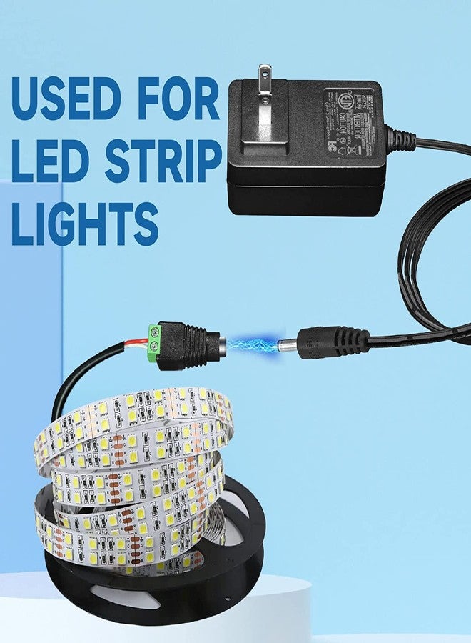 فيدوس محول طاقة تيار مستمر من فيدوس، زوجان، 12 فولت، 24 فولت، ذكر + أنثى، 2.1 × 5.5 مم، طرف توصيل أسطواني لكاميرات المراقبة/شرائط إضاءة LED، مسجلات الفيديو الرقمية، أنظمة مراقبة الرؤية الخلفية للسيارات - Image 5